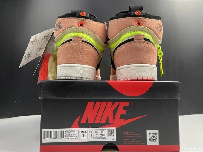 1 Air CW6576-800 Peach Jordan High Switch 0717